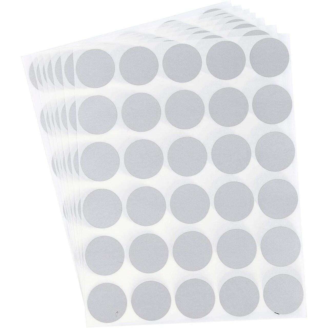 Round Scratch Off Stickers for Games, Self-Adhesive (1 Inch, 210-Pack)